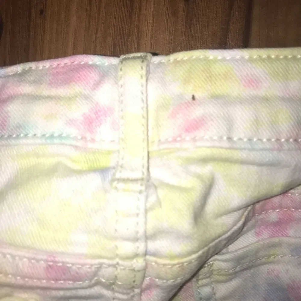 Gap Tie Dye Pastel Jean Shorts